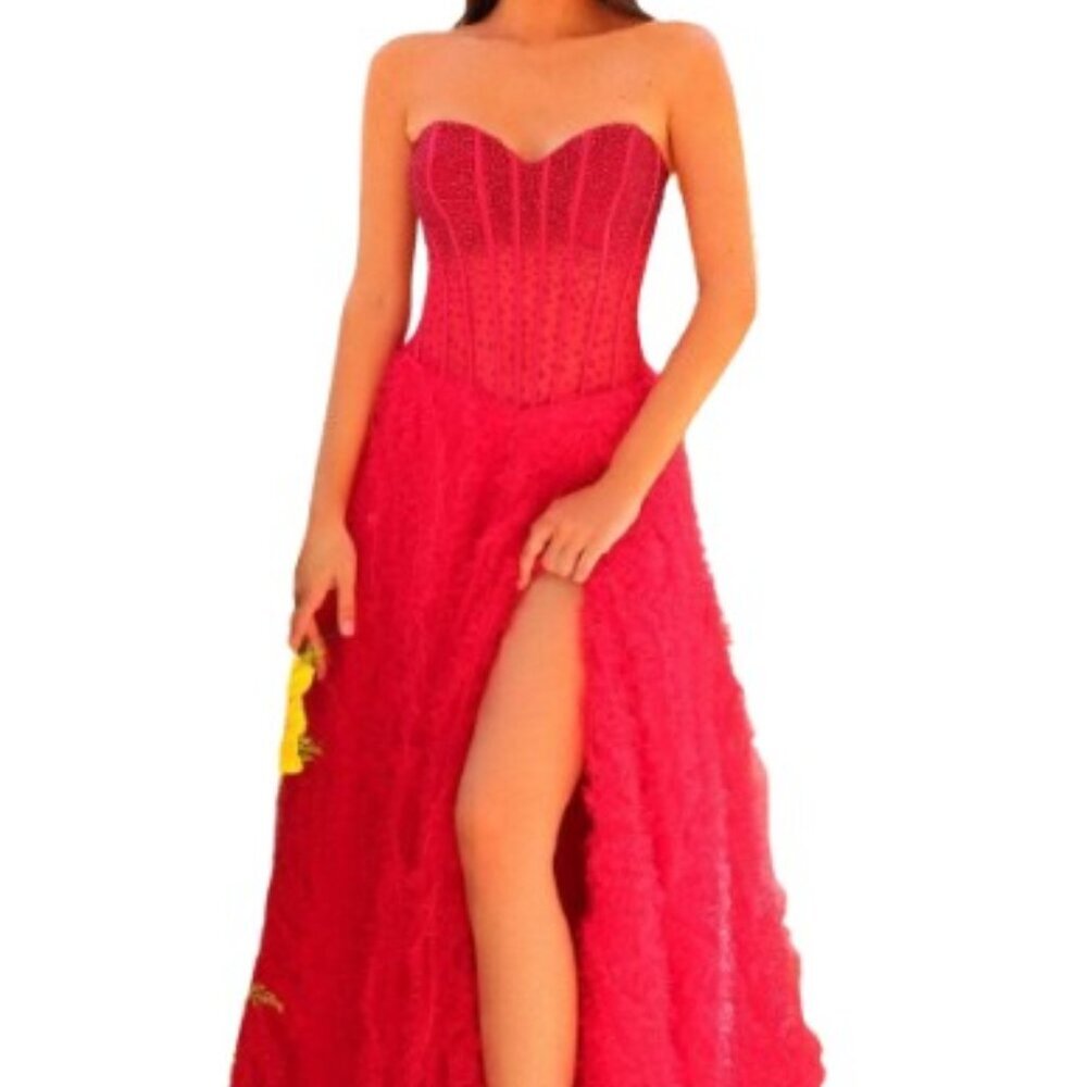 NWT Clarisse 811188 Prom Dress Red Size 8